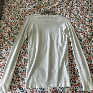 White Long Sleeve Lulu Top